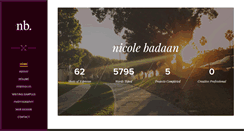 Desktop Screenshot of nicolebadaan.com