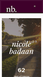 Mobile Screenshot of nicolebadaan.com